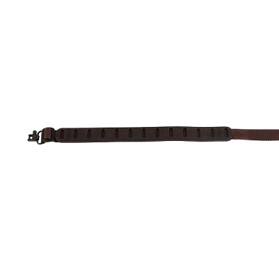 Quake Claw Slimline Rifle and Shotgun Sling with Swivels Nylon/ Rubber Brown