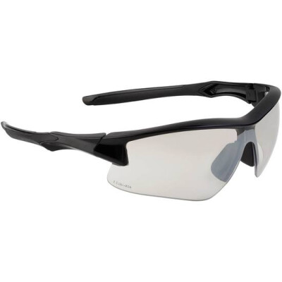 Acadia Shooter's Safety Glasses Clear SCT-Reflect 50 Lens Black Polymer Frame Comfort Molded Temple