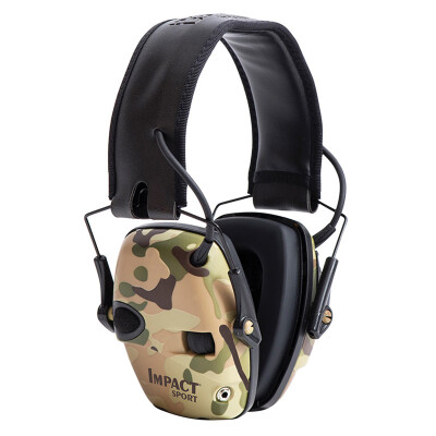 Howard Leight Impact Sport Folding Electronic Earmuff 22db Noise Reduction Rating AAA Batteries Multicam