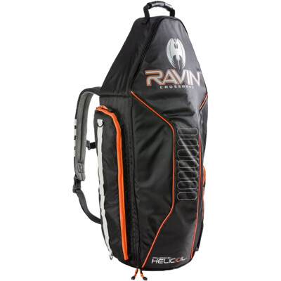 Ravin Crossbows Soft Case Backpack Style Heavy Duty Padded Soft Side Construction Black/Orange