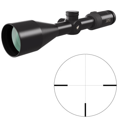 GPO Passion 4x 3-12x56 Riflescope German #4 Non-Illuminated Reticle 30mm Tube .36 inch Adjustments Fixed Parallax Second Focal Plane Black