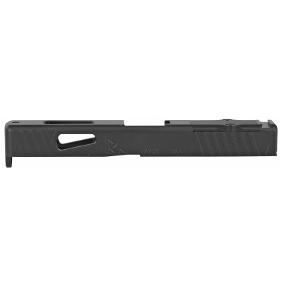 Rival Arms Precision Upgrade Slide fits Glock 17 Gen 4 Models RMR Ready Optic Cut CNC Machined 17-4PH Stainless Steel Billet Matte Black Finish