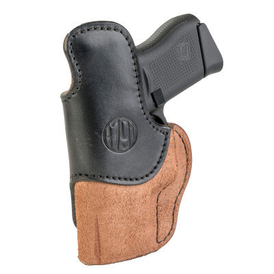 1791 Gunleather Rigid RCH-3 Multi-Fit IWB Concealment Holster for Pocket/Subcompact Semi Auto Pistols Right Hand Draw Leather Black/Brown