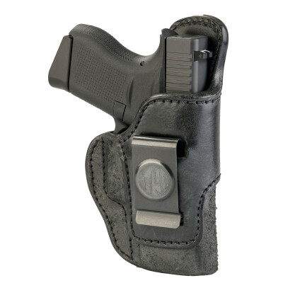 1791 Gunleather Rigid RCH-3 Multi-Fit IWB Concealment Holster for Pocket/Sub-Compact Semi Auto Pistols Right Hand Draw Leather Black
