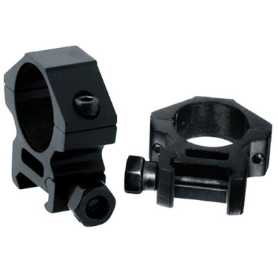 Leapers UTG Low Profile Rings 30mm Diameter Picatinny/Weaver Mount Matte Finish Black RGWM30L4