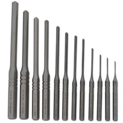 Grace 12 Pieces Roll Pin Punch Set with Vinyl Pouch Steel