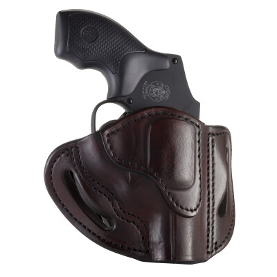 1791 Gunleather RVH-1 OWB Belt Holster for J-Frame Revolvers Right Hand Draw Leather Signature Brown