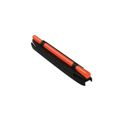 HiViz Front Sight Shotgun Magnetic Red Fiber Steel Black S200R