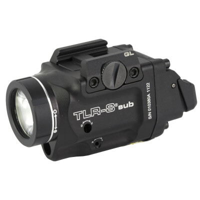 Streamlight TLR-8 SUB Tactical Weapons Light/Laser for Glock 43X/48