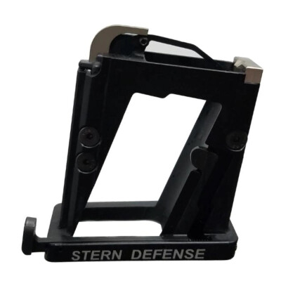 Stern Defense AR-15 Magazine Well Adapter M&P 9/40 and SIG Sauer P320/P250 Magazines CNC Machined Aircraft Grade Aluminum Black