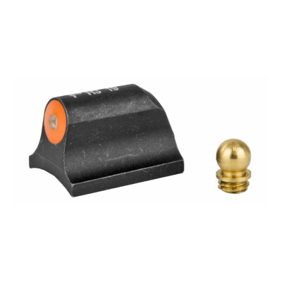 XS Sight Systems Big Dot Tritium Orange Shotgun Requires 0.125" to 0.140" Diameter Bead With Mossberg Bead Front Sight Matte Black