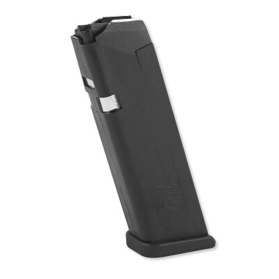 SGM Tactical Magazine For Glock 19 15 Rounds 9mm Luger Polymer Matte Black