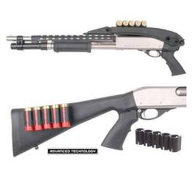 ATI Universal Shotshell Holder Black Polymer Nylon Holds 5 Shells Screws Included No Gunsmithing Required