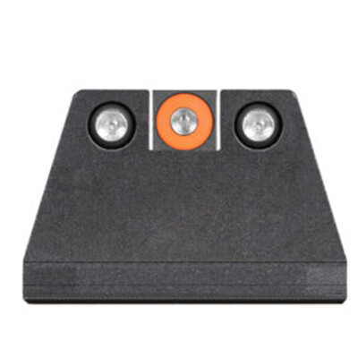 Night Fision Suppressor Height Tritium Night Sights Fits SIG Sauer P-Series Models With #6 Front/#8 Rear Sight Green Tritium/Orange Ring Front and Green Tritium/Black Ring Rear Black Finish