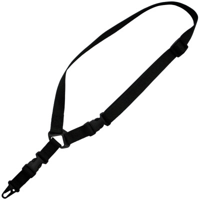 Red Rock UST S1 Single-Point Tactical Sling 1.25" Wide Nylon QR Buckle HK Hooks Black
