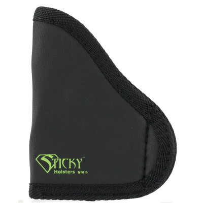 Sticky Holster SM-5 Small Modified For Light/Laser IWB Holster Ambidextrous Small Semi Auto Pistols Sticky Skin Material Matte Black Finish
