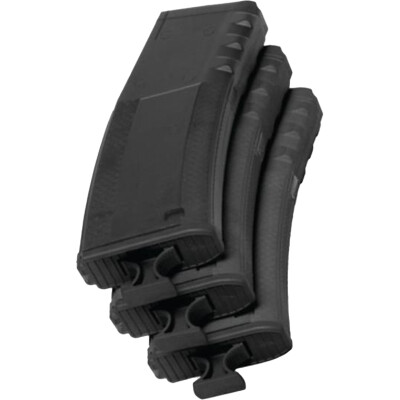 Troy Industries BattleMag AR-15 Magazine .223/5.56 30 Rounds Polymer Black 3 Pack SMAG-3PK-00BT-00