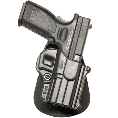 Fobus Holster H&K P2000/Springfield XD/Taurus PT111 G2 Right Hand Roto-Paddle Attachment Polymer Black