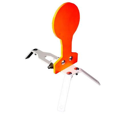 AR-Mor Armor Plate Targets Springer AR500 6" Round Steel Shooting Target 3/8" Thick Pre-Painted/Ready to Use Orange Finish