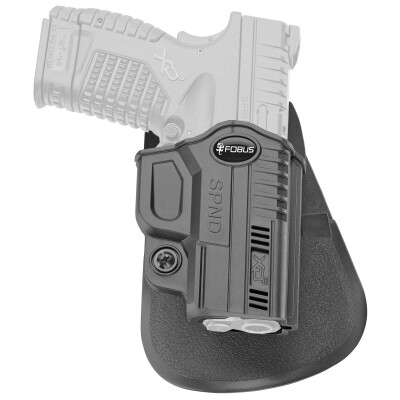 Fobus Evolution Paddle Holster Right Hand Fits Springfield XDS Polymer Black