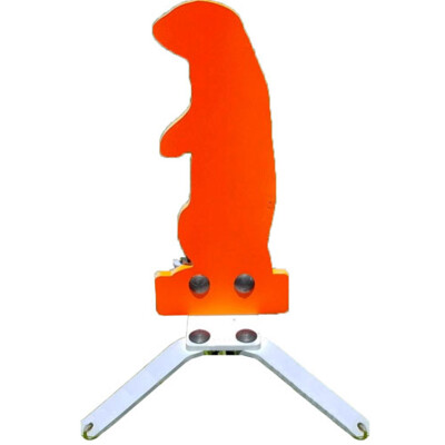AR-Mor Springer Prairie Dog Target AR500 3/8" Thick Pre-Painted Orange Finish