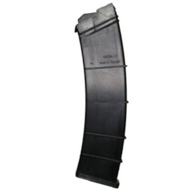 SGM Tactical SAIGA Shotgun 12 Round Magazine 12 Gauge 2-3/4" Shells Only Polymer Matte Black