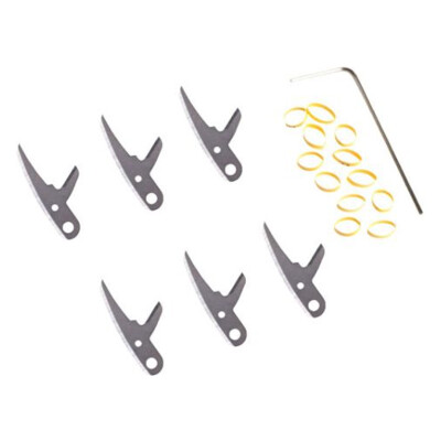 Swhacker Replacement Blades For Levi Morgan 2-Blade Steel 100gr 1.5" 6 Pack