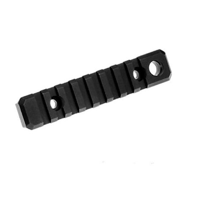 Troy Industries Picatinny Rail Section With QD Sling Swivel Point 4.2" Aluminum Black SRAITRXP4BT0