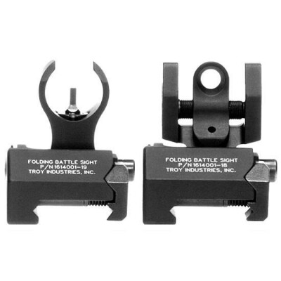 Troy Industries Micro H&K Front and Rear Folding Sights SSIGIARSMBT