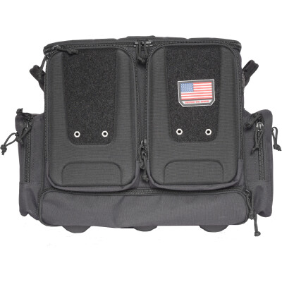G Outdoors Tactical Rolling Range Bag Black
