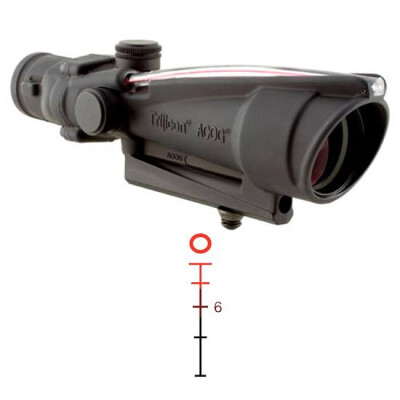 Trijicon ACOG Rifle Scope 3.5X 35 Donut Reticle with M-16 Base Matte Black Finish TA11