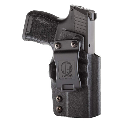 1791 Gunleather Tactical Kydex Multi-Fit IWB Holster for SIG Sauer P365 Semi Auto Pistols Right Hand Draw Kydex Black