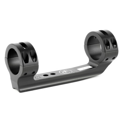 Thompson Center One Piece Scope Base/Ring Combo 1" Tube Diameter Medium Height Machined Billet Aluminum Anodized Finish Matte Black