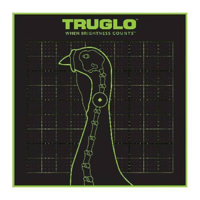TRUGLO Tru-See Turkey Target 12"x12" 6 Pack TG12A6