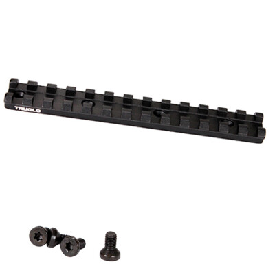 TruGlo Picatinny Optic Rail Mossberg 500/590/590A/835/930 Aluminum Matte Black