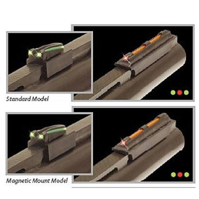 TRUGLO Magnum Gobble-Dot Xtreme Fiber Optic 1/4" Rib Shotgun Sights Red Front Green Rear