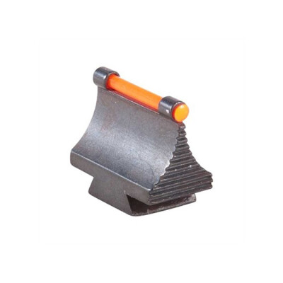 TRUGLO Rifle Front Sight 3/8" Dovetail .450" Height, Red Fiber Optic Steel Black TG95450RR