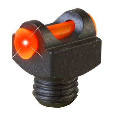 TRUGLO Starbrite Deluxe Shotgun Bead 6-48 TPI Red Fiber Optic Black