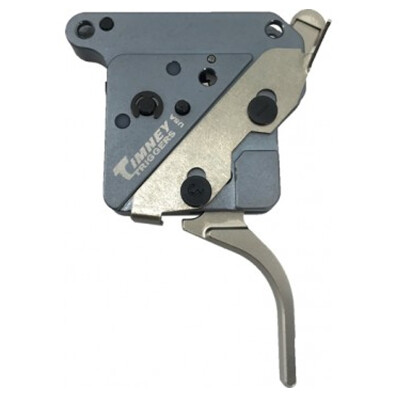 Timney Trigger Remington 700 "The Hit" Trigger Drop In Replacement Trigger Adjustable Pull Weight Straight Trigger Shoe Aluminum Housing Nickel Finish