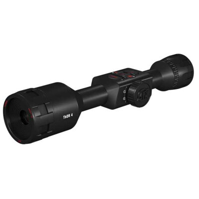 ATN ThOR 4 384 7-28x Thermal Rifle Scope HD Video Recording/Wi-Fi/GPS/Smooth Zoom/SmartPhone Control Matte Black