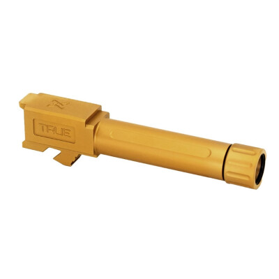 True Precision Threaded Barrel for Glock 26 Gen 1-5 Gold
