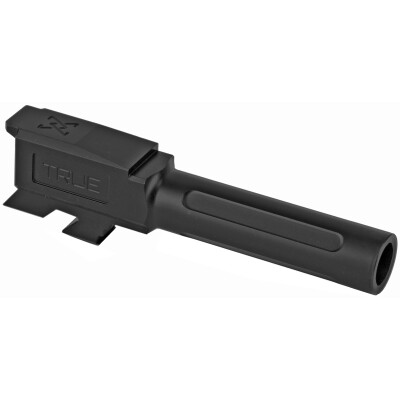 True Precision Non-Threaded Drop In Replacement Barrel for Glock 43 9mm Luger Black Nitride Finish