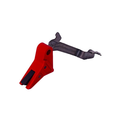 True Precision AXIOM Trigger For Glock 43/43X/48 Aluminum Red With Black Safety