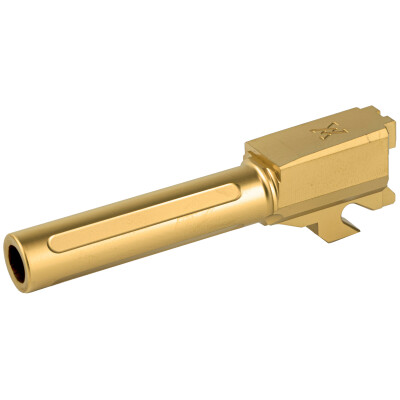 True Precision SIG Sauer P320C Drop In Replacement Barrel 9mm Luger Gold Titanium Nitride Finish