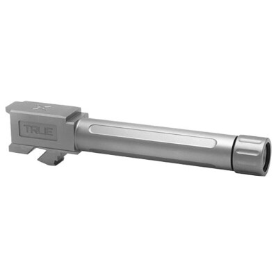 True Precision Springfield Hellcat Replacement Barrel Threaded 9mm Luger 1/2x28 Stainless Steel Stealth Gray PVD Finish