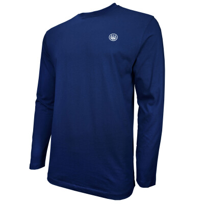 Beretta USA Logo Long Sleeve T-Shirt Cotton 2X-Large Navy