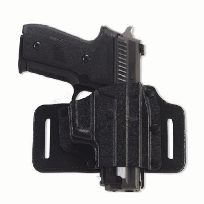 Galco Tac Slide Belt Holster Right Hand fits Glock 43 Leather/Kydex Black