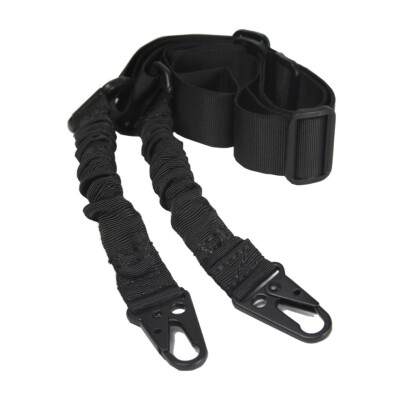 JE Machine Adjustable 2 Point Tactical Bungee Sling Black
