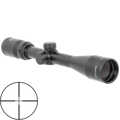 Tasco World Class 4-12x40mm Rifle Scope Fixed Parallax 30/30 Reticle Matte Black