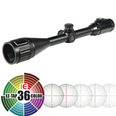 Leapers UTG 3-9x40 True Hunter Scope Illuminated 36 Color Mil-Dot Reticle Adjustable Objective Lens 1" Tube Matte Finish Black SCP-U394AOIEW